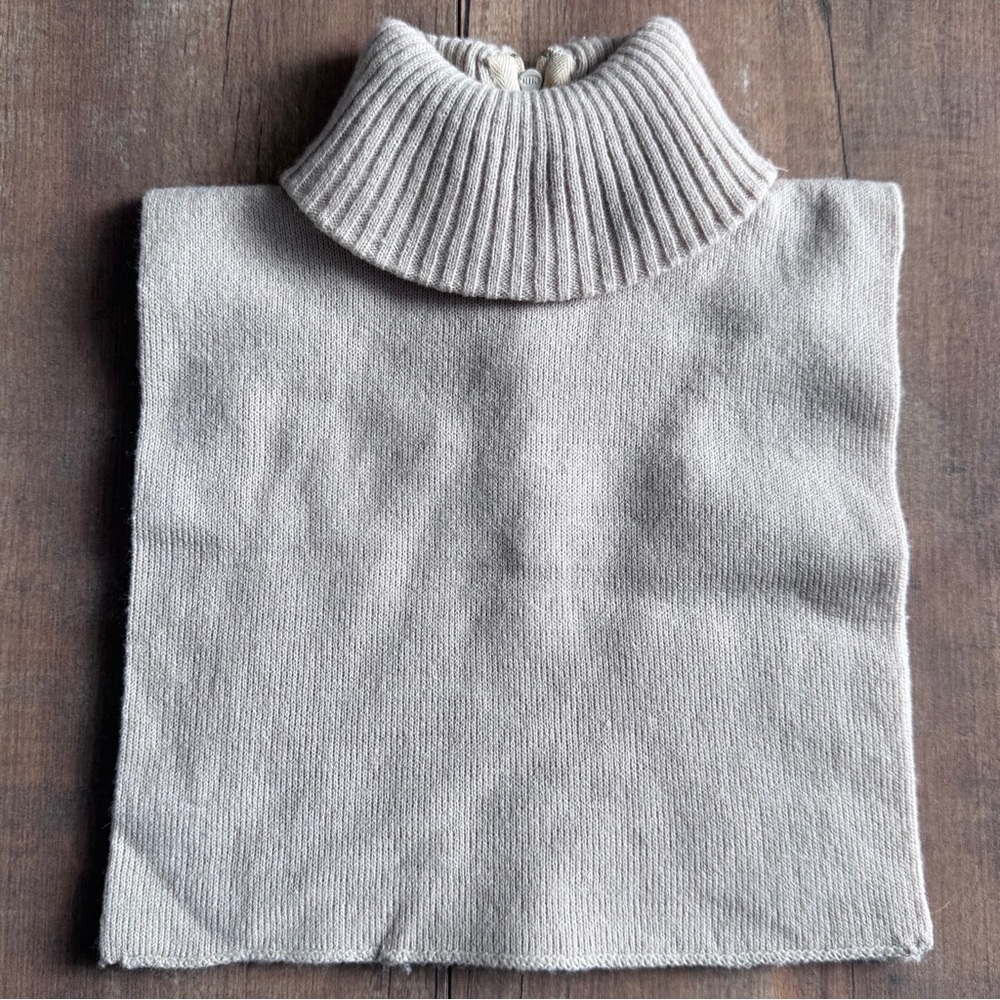 Vintage Specialty House Fashion Beige Dicky Layering Turtleneck One Size